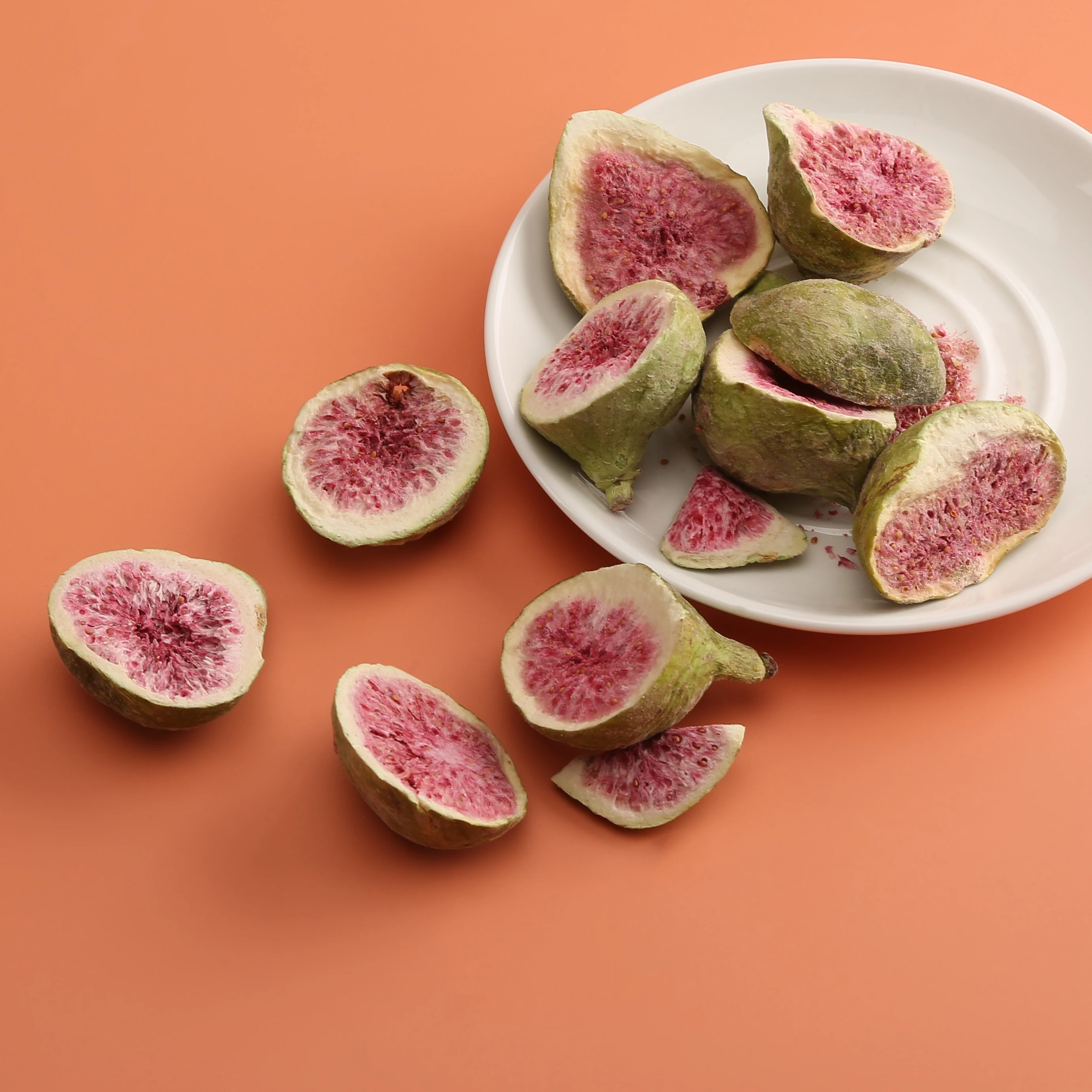 Freeze Dried Fig Piece Whole Nutrition Healthy Leisure Sweets Delicious Food Wholesale Freeze-dried Fruit
