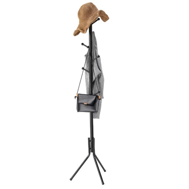 Free Standing entryway coat tree metal hat/jacket/handbag holder Display Stand Rack
