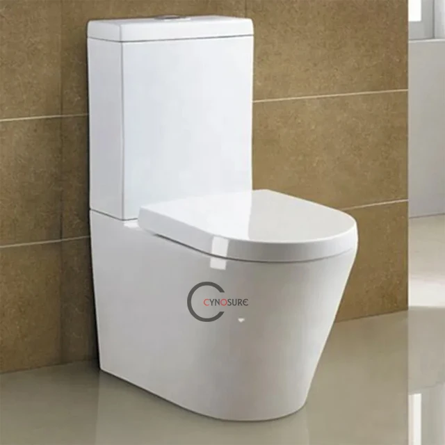 Manufacturer High Quality Accessories White Ceramic Sanitary Ware Wc Gravity Flushing Toilets WC Seat Bathroom