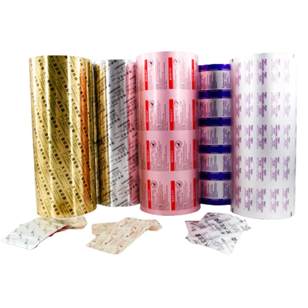 Thermal Stability Pill Tablet Capsule Packaging Aluminum Foil Blister Pack