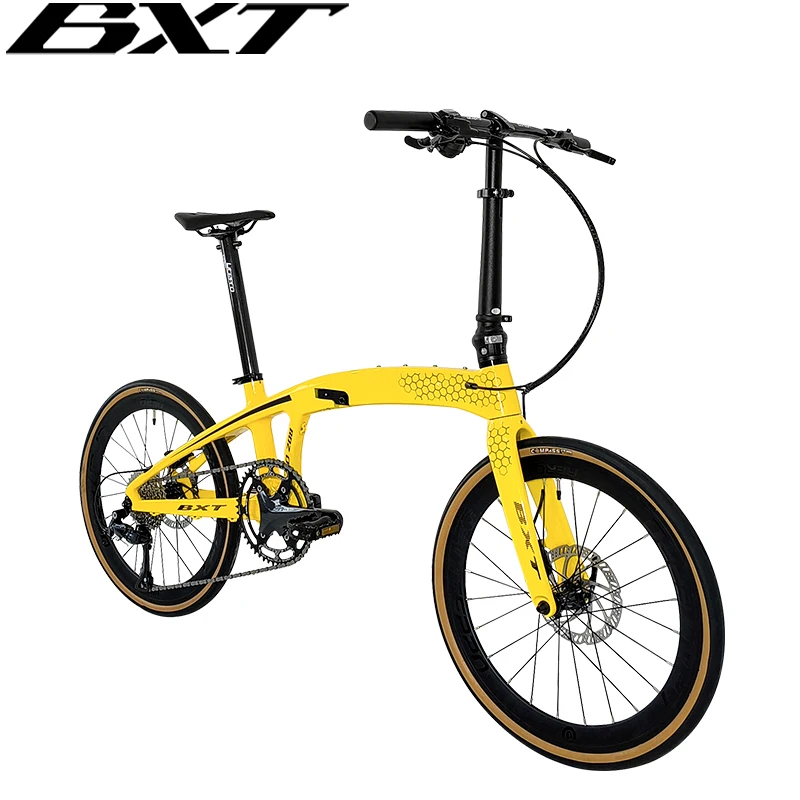 BXT Folding Bike Wholesale Factory 20 Inch Carbon Fiber Lightweight Foldable Bicycle For Work Commuting Fold Bicycle For Adult