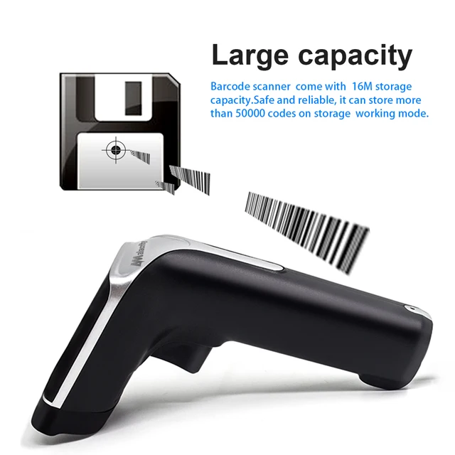 1D CCD USB проводной ручной сканер штрих-кода с