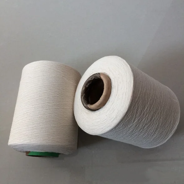 pure white 100%  polyester yarn a large amount of goods in stock