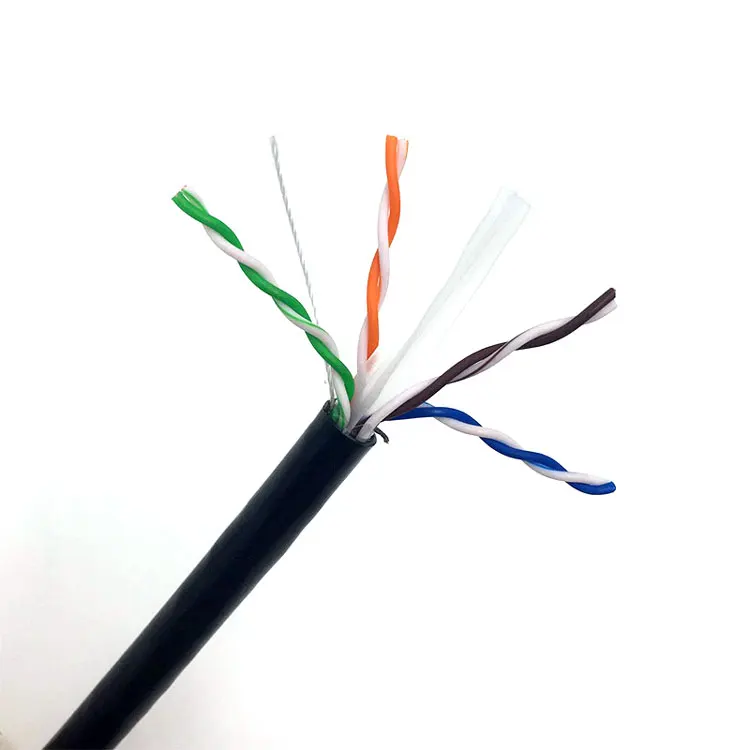Заводская цена внешний высокий витой 4 пара Cat 6 Utp Lan Открытый гель заполнены кабель 1000Ft