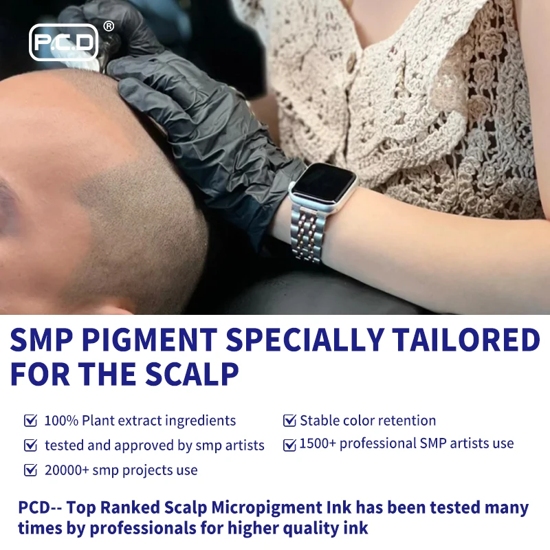 Organic Vegan Scalp Micropigmentation Permanent Makeup Pmu Microblading Tattoo Ink Paste Permablend Eyebrow Pigment for
