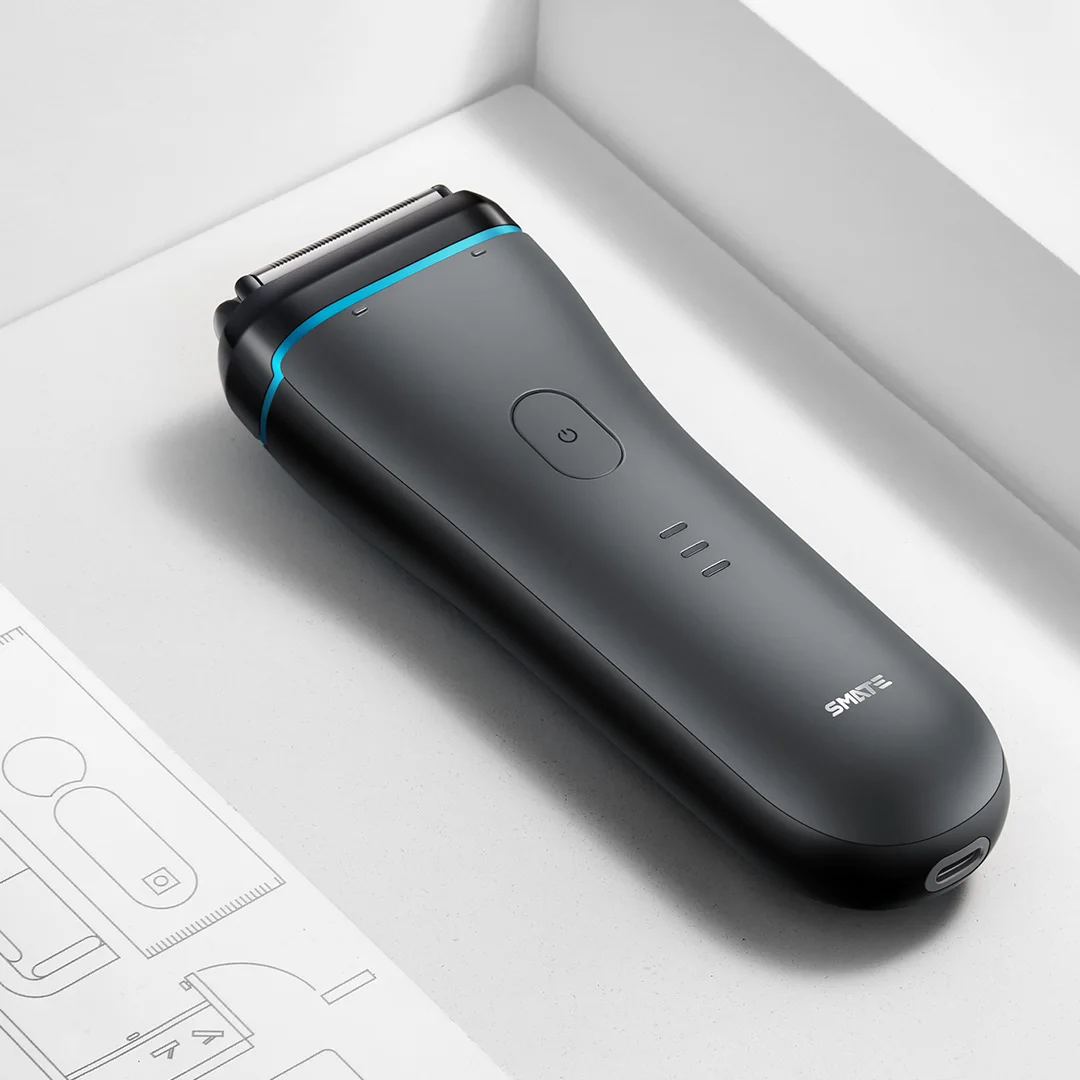 
For Xiaomi SMATE Shaver Reciprocating Triple Blades IPX7 USB Rechargeable Electric shaver Beard Trimmer For Mens 