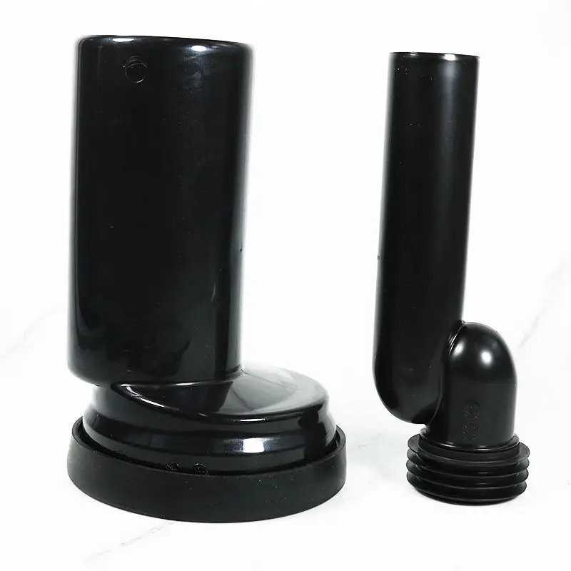 WC Pan Connector Drain PP Plastic White Color Pipe P-trap to S-trap Toilet Shift Toilet connector pipe