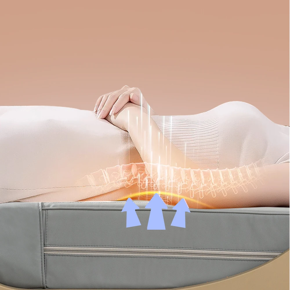 Manufacturers Wholesale Portable Natural Jade Stones Eiectric 4d heating shiatsu Multi-function massage bed with Music