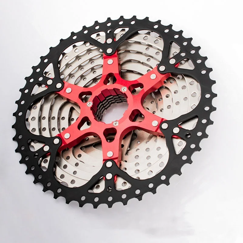 9 Speed Mountain Road Bike Cassette 11T - 50T Flywheel Chrome Molybdenum Steel + Aluminum Alloy Bicycle Freewheel