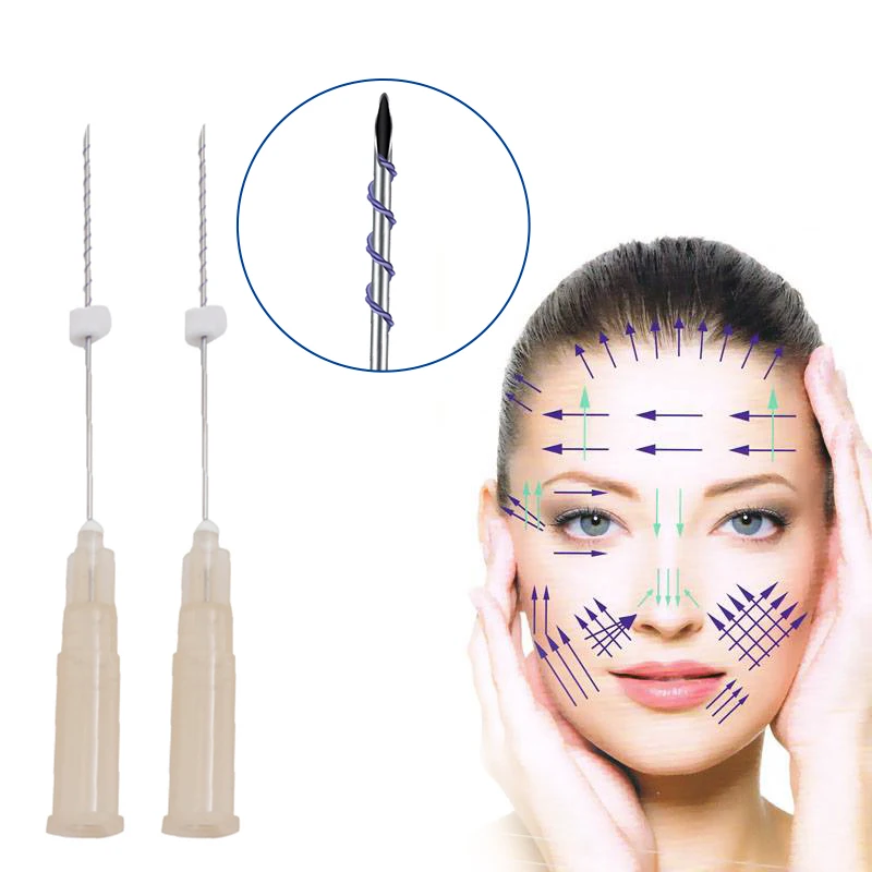 more powerful made korea easy operate lip contour face lift screw threads pdo tornado screw thread