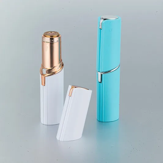 Женская бритва для бровей со встроенной светодиодной подсветкой и аккумулятором, безболезненный триммер для удаления волос в бровях