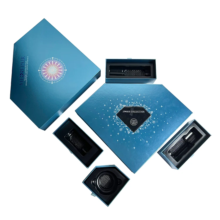 Factory  Luxury custom package box gift box magnetic closure tea box gift set