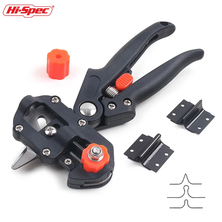 Garden Grafting Tool Set Tree Pruner Scissor Anti Slip Grip Metal Pruner