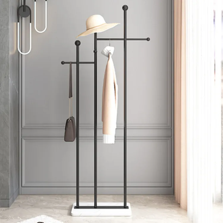 Simple Meta Clothesl Coat Hanger Stand For Living Room Bedroom