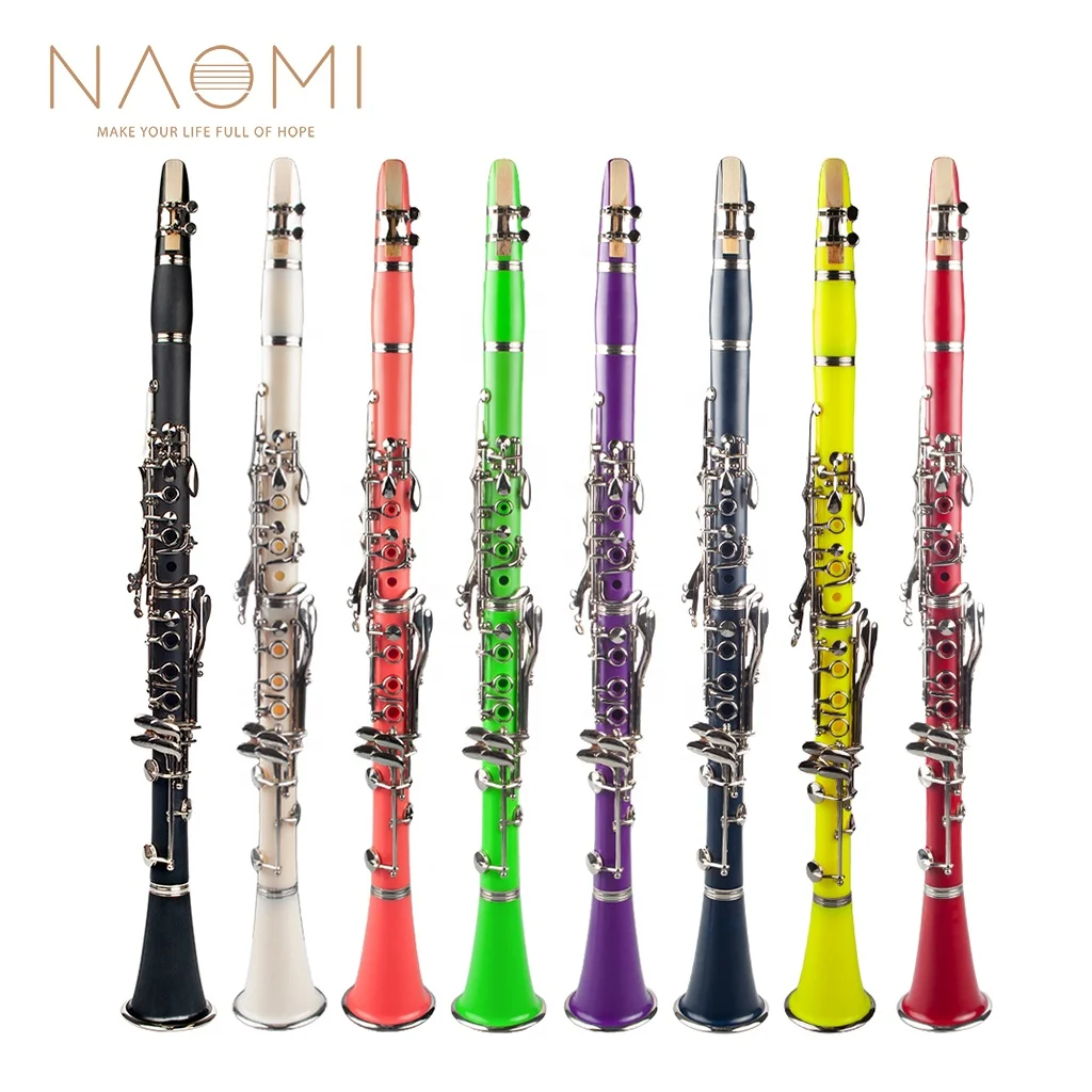  Кларнет из АБС-пластика NAOMI 17 ключей перчатки с отверткой древесный