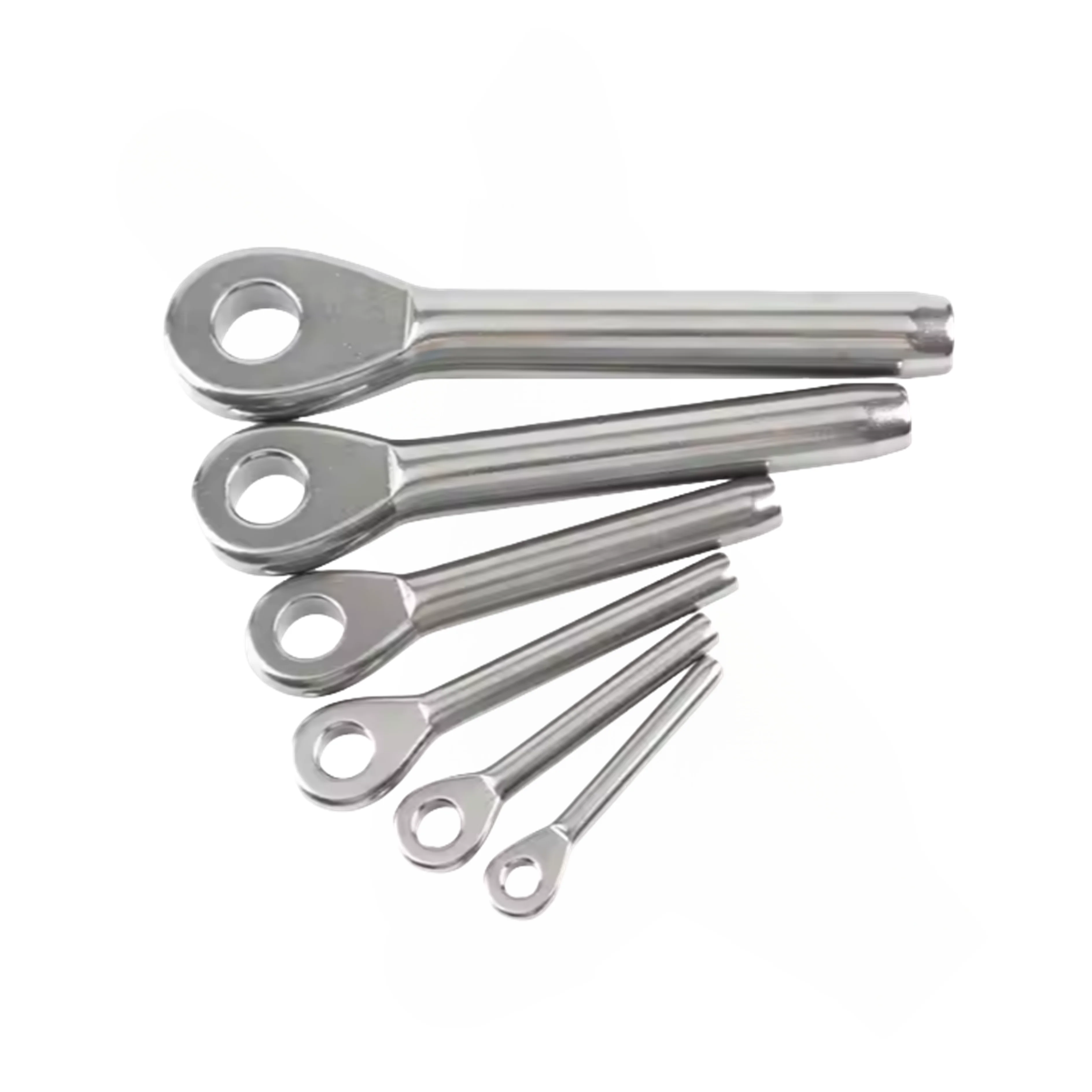 Marine grade Stainless steel wire rope terminals Rigging Hardware Stainless Steel Eye Terminal