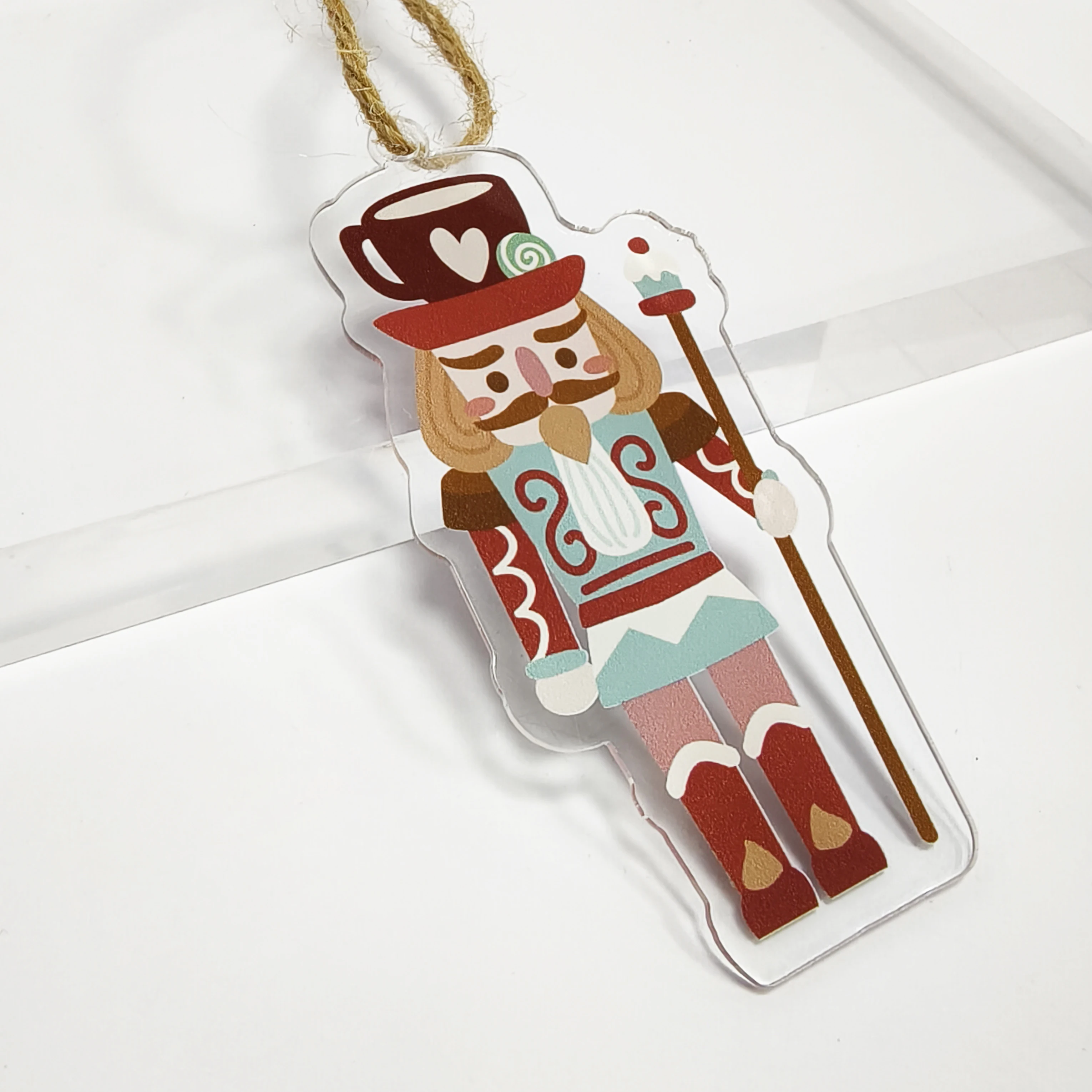 Custom Christmas Double-Sided UV Printed Acrylic Wall Art Decor for Home Party Table Festival Decoration