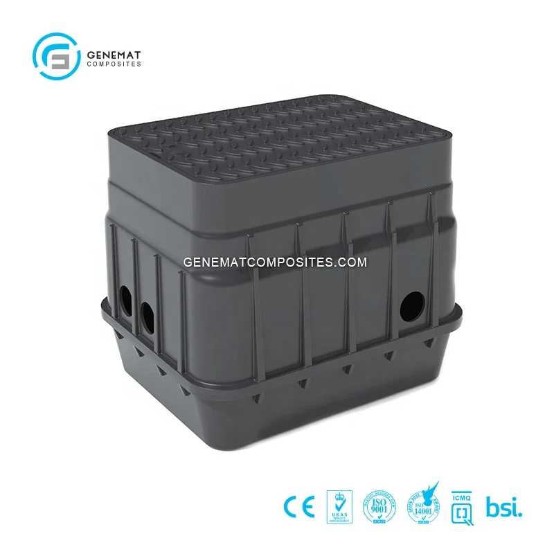 fiber glass handhole resin manhole chamber plastic inspection chamber manhole jrc etisalat telecom manhole