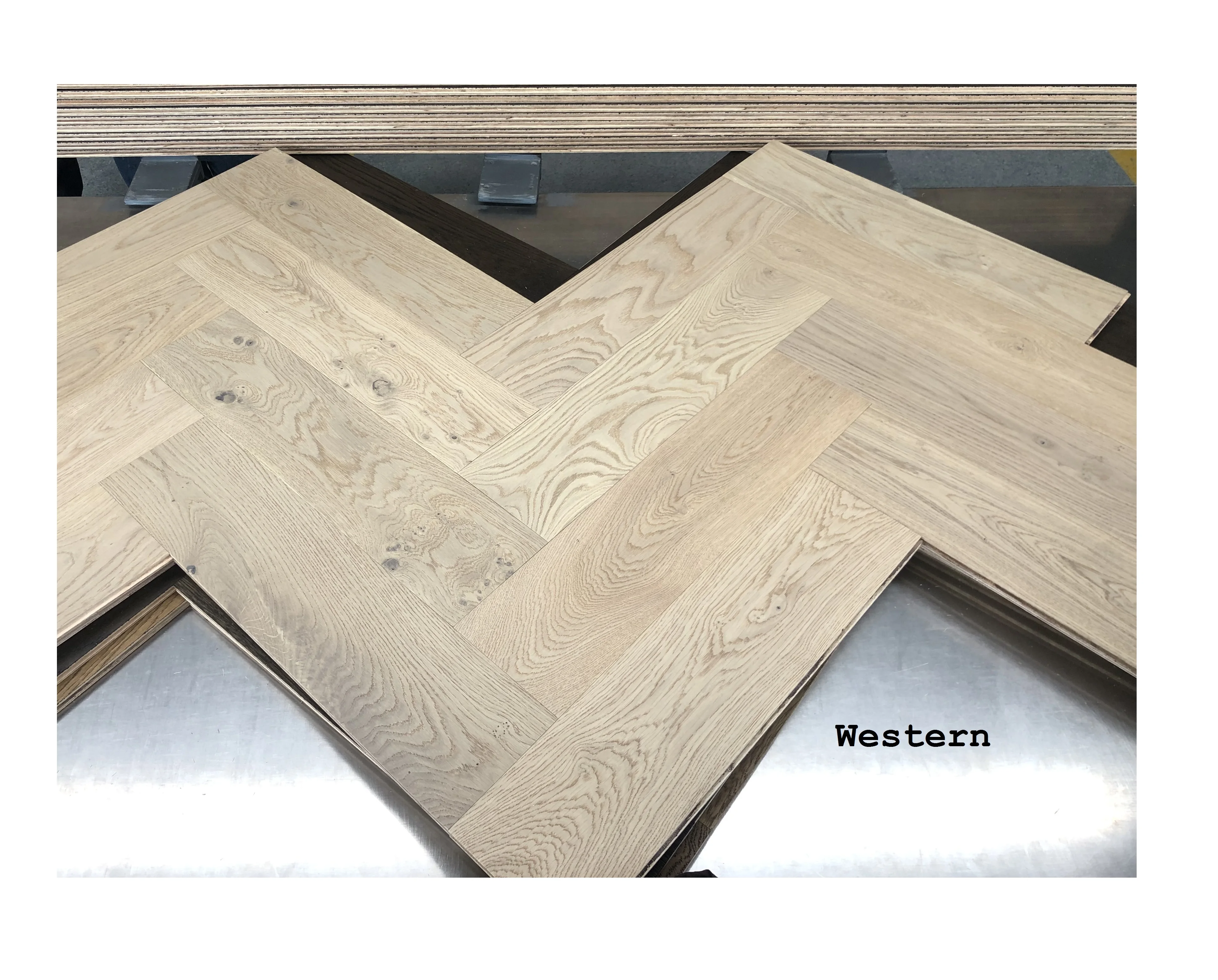 New Product Herringbone oak parquet wood flooring