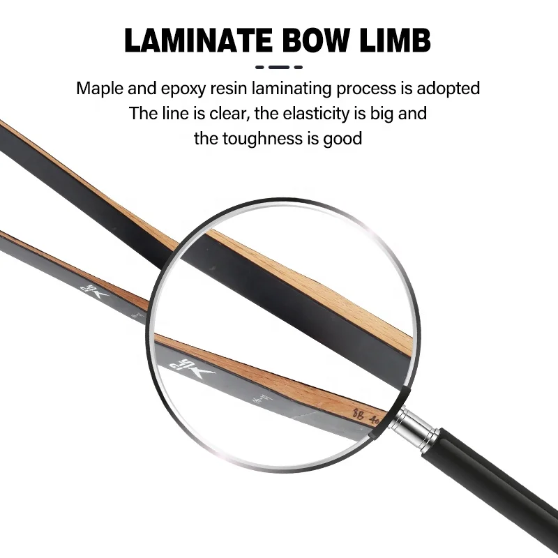 SPG Archery Takedown Longbow Recurve Bow and Arrow Set Outdoor Sports Bow and Arrow Hunting Shooting Equipment