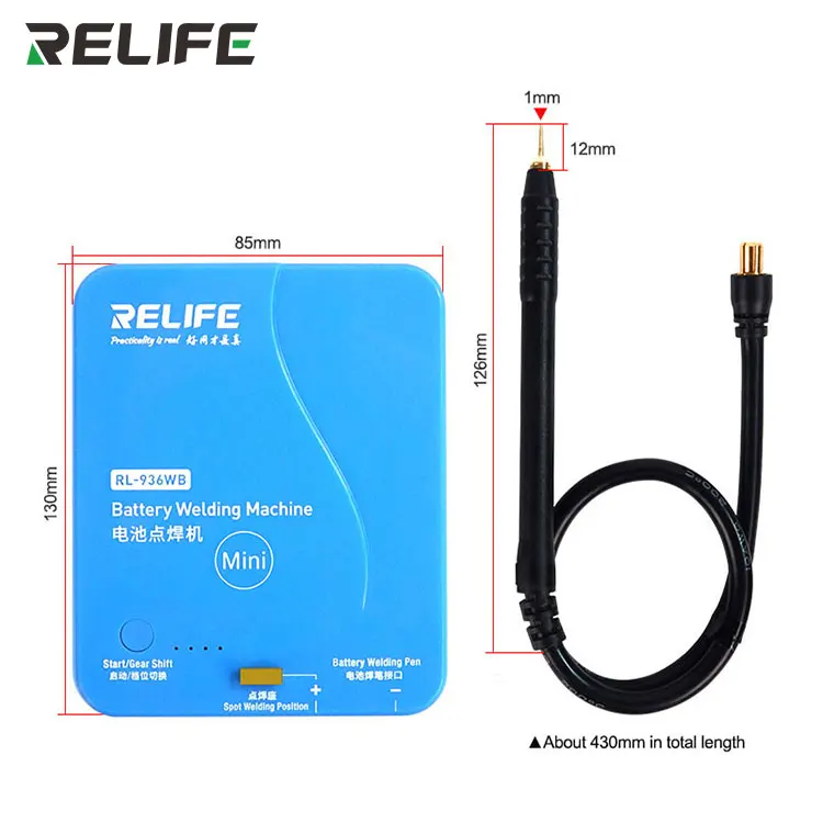 Новая модель RELIFE RL-936WB мини батарея машины для точечной сварки ремонта мобильного