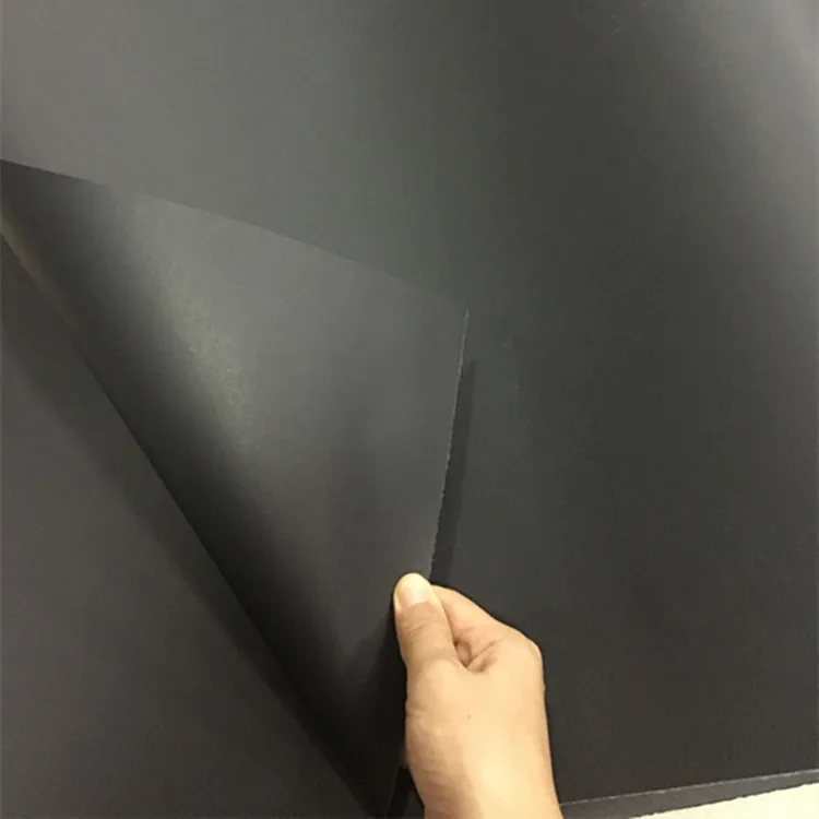 
DongGuan paper supply darker black board 1.5mm black cardboard paper sheets 