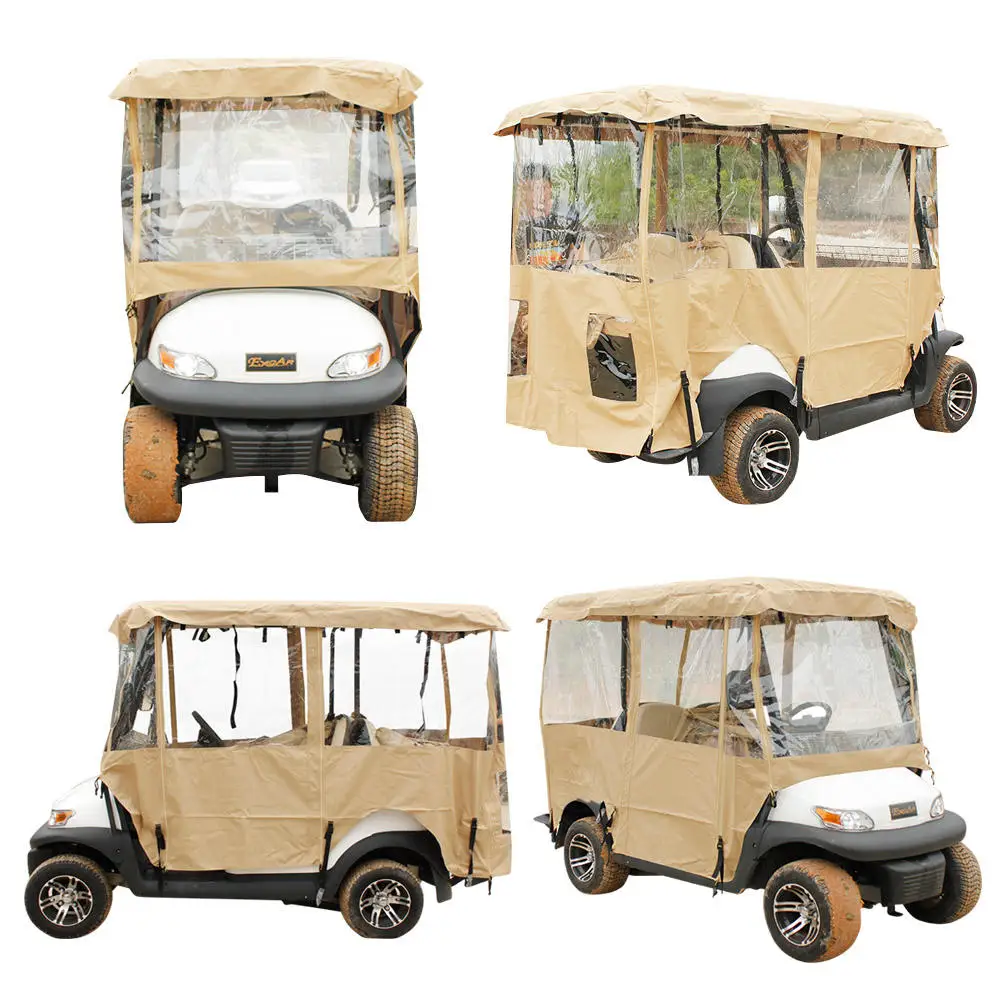 OEM/ODM Accessories Drivable waterproof -proof Golf Cart Enclosure Buggy different cart with zippered entry