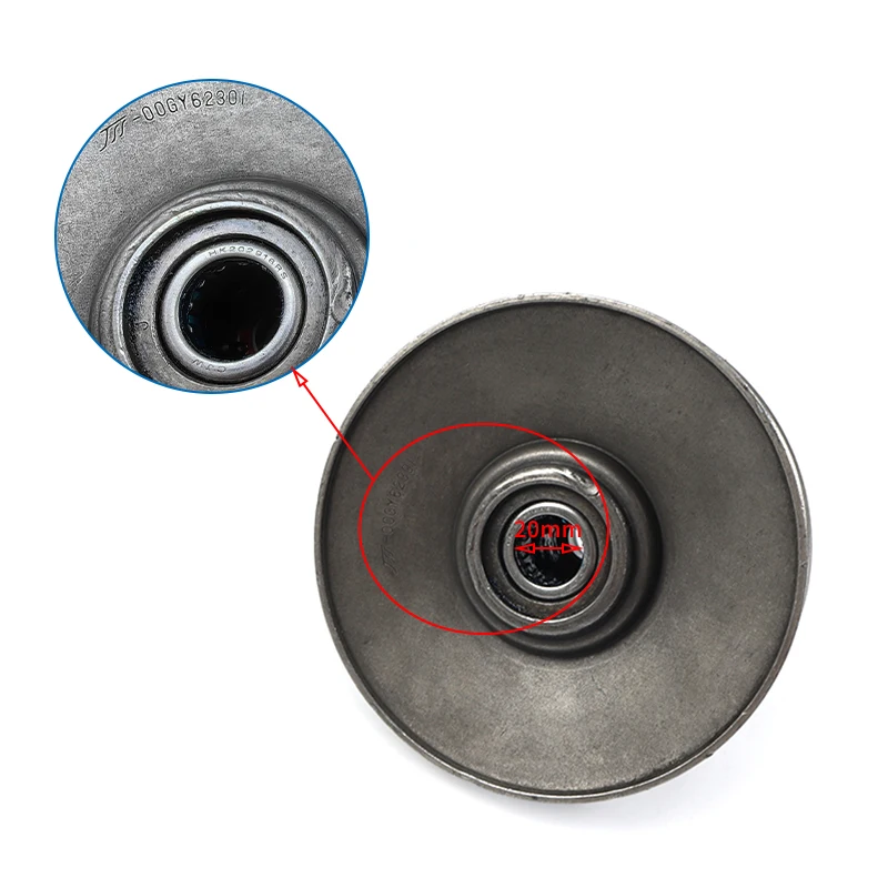 Small Motorcycle Engine Parts Driven Wheel Rear Clutch Assembly Kit For Scooter GY6 125cc/150cc