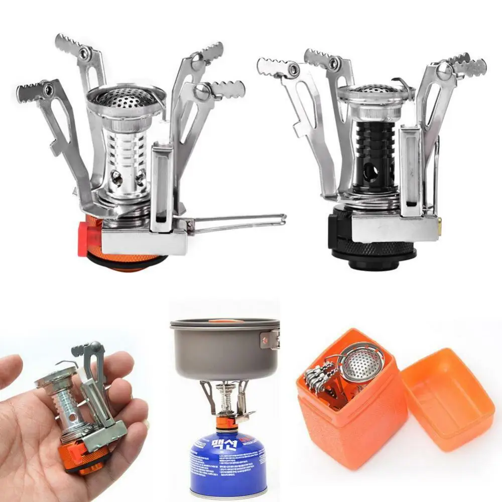 Backpacking mini  gas  Stove Camping Stove Mini Gas Stove with Piezo Ignition for Camping and Hiking