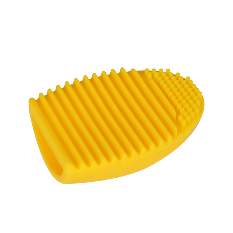 2021 Factory Direct Supply Egg Shape Silicone Makeup Brush Cleaner with Printed Logo