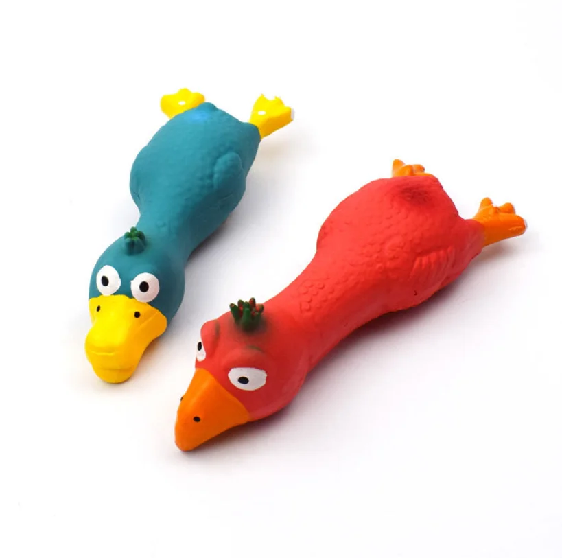 New Style Latex Pet Chicken Squeaky Toy