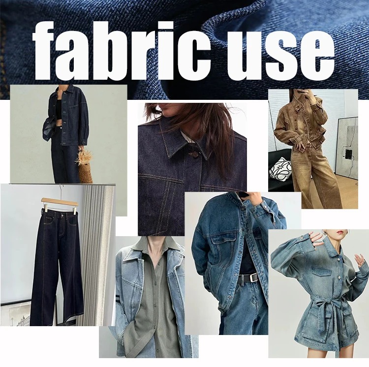 9.4 oz High Quality Roll of  no Stretch Denim Fabric