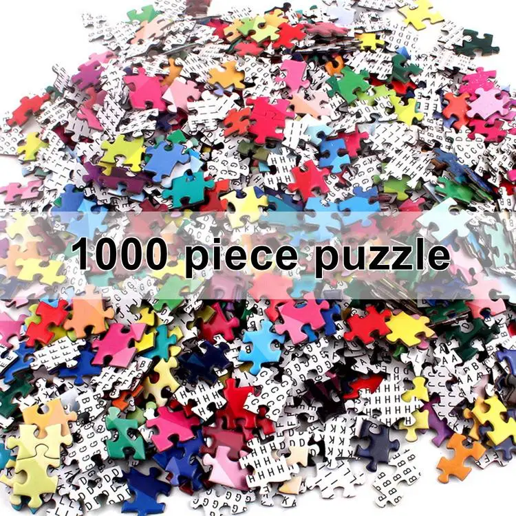 
Jigsaw Puzzles for Adults 1000 Piece Puzzle for Kids Adult Challenging Game Puzzle Family Toy Game 