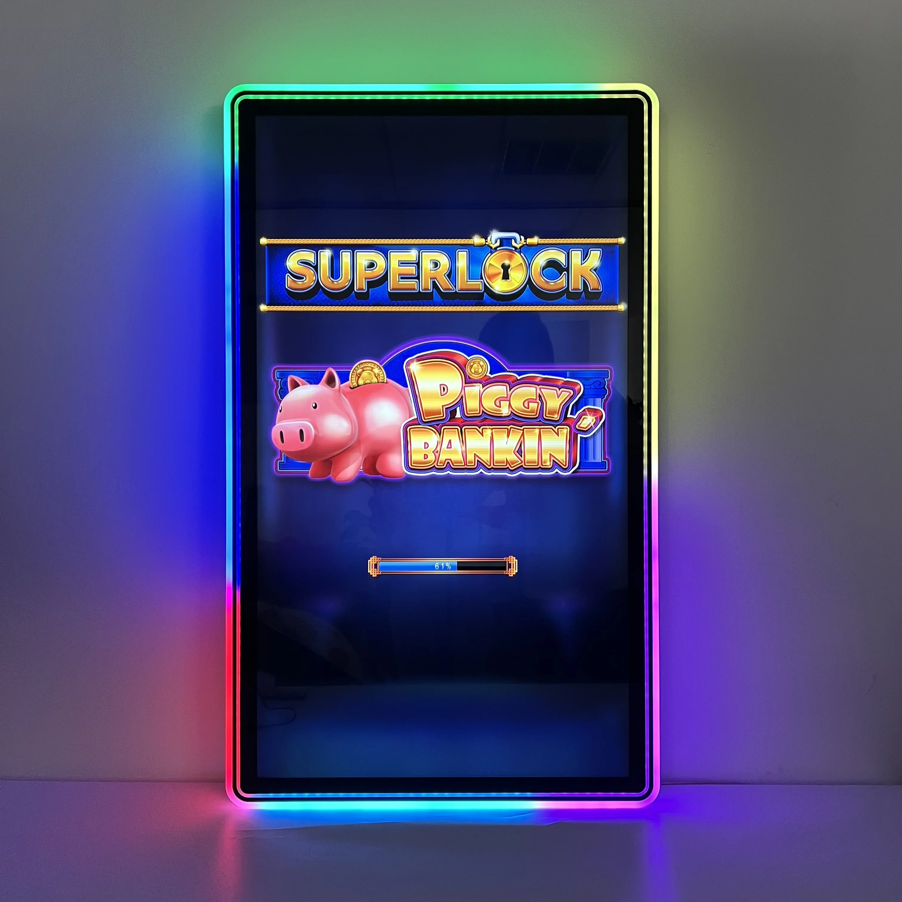 very cheap led light 3M or ELO 32 inch touch screen monitor for JINSE DAO  SUPER LOCK Makin bacon coin operated games