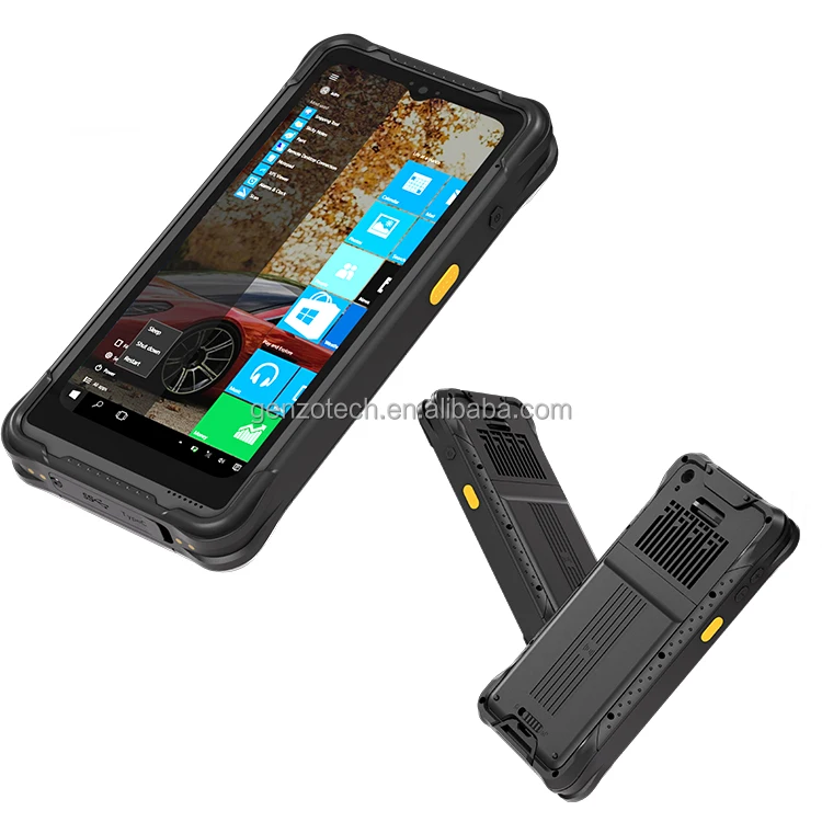 GENZO 6.5 inch IP67 PDA Windows 11 Rugged Phone Industrial PDAS Barcode Scanner Mobile POS Computer handheld terminals windows