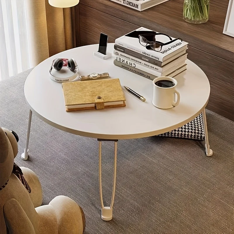 Portable Compact Desk 1pc Household Sundries Workstation for Bedroom Outdoor & Terrace Use