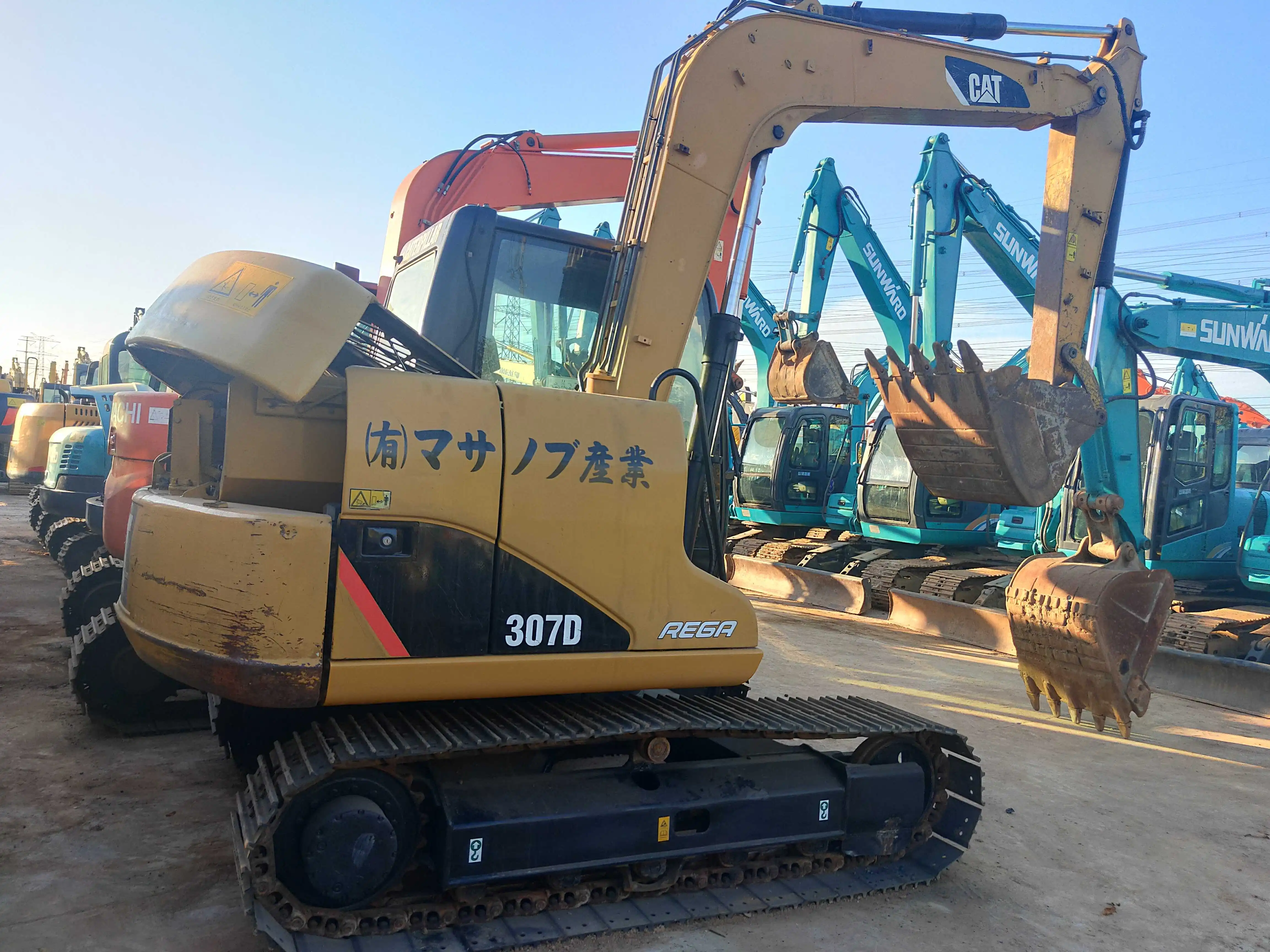 CAT 307E в наличии строительный экскаватор мини-экскаватор гусеница 305 306 307 308 для доставки