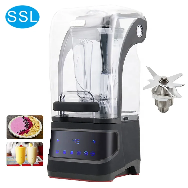 Good Quality Professional Commercial Food Blender Juicer with Bigger Full Copper Motor More Durable for Smoothie Shop and Bar