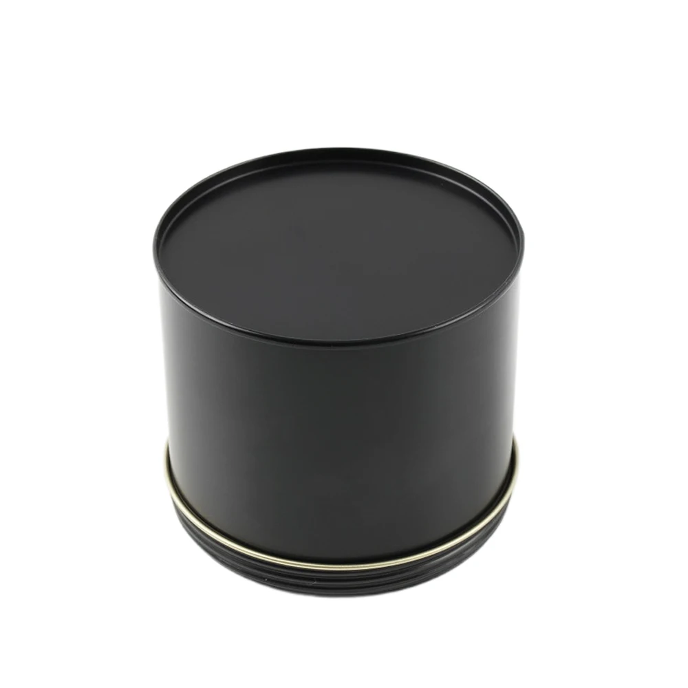 New Design High Quality Tinplate Round Tin Box Custom Coffee Tin Can Packaging Metal Tins With Lid