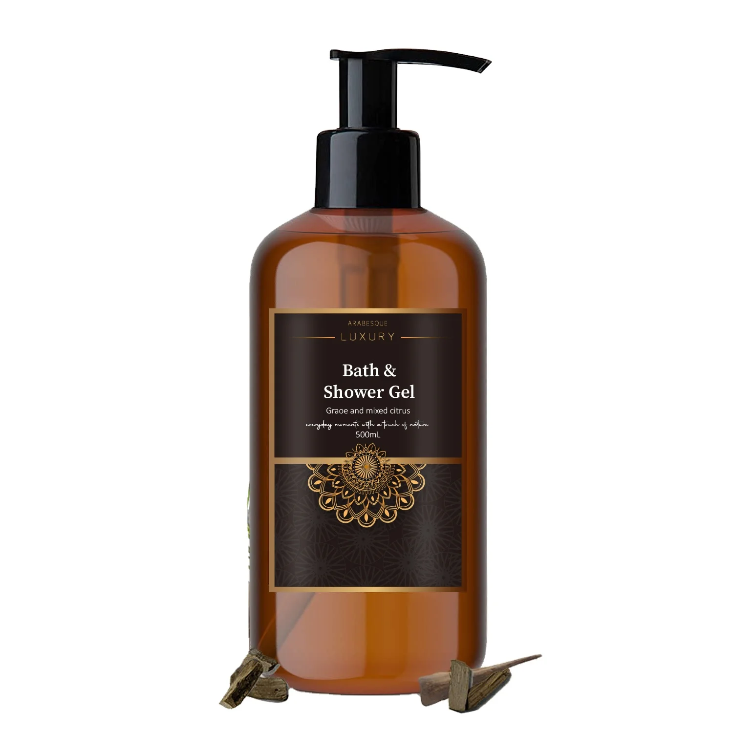 Wholesale Whitening Private Label Fragrance Customized Body Wash Soap Body Wash bottle