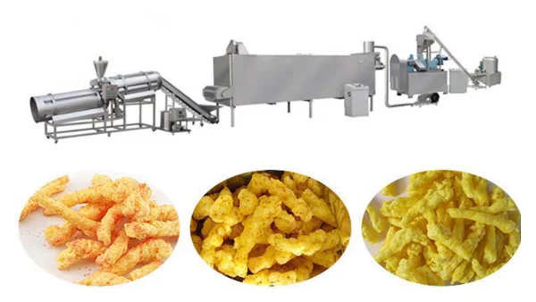 Cheetos snack production line kurkure extrusion equipment