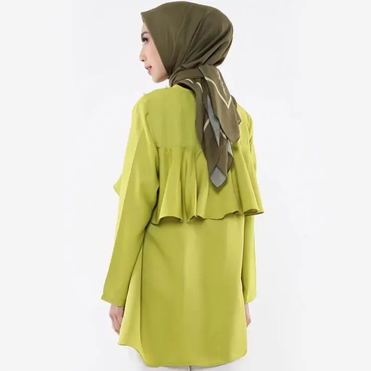 2020 High Quality Islamic Clothing Abaya Blouse Muslim Women  Dress