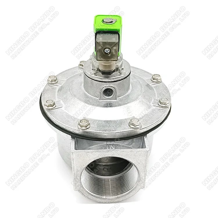 BFEC 2.5' DMF-Z-62S Right Angle Solenoid Pulse Jet Valve For Dust Collector Bag Filter 24VDC 24VAC 110VAC 220VAC