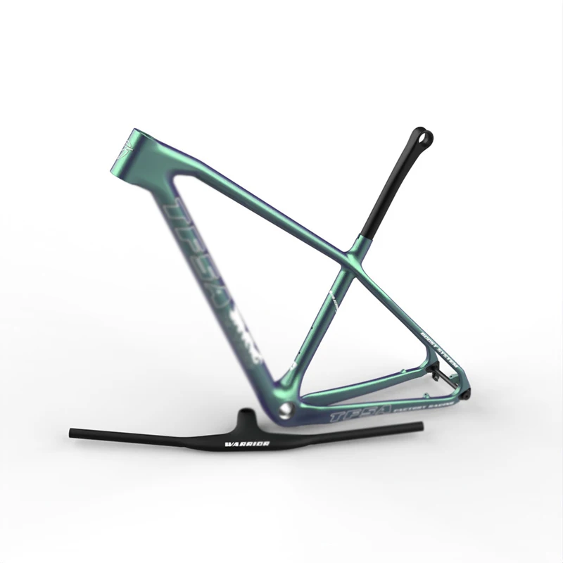 Customized HIgh Quality Carbon Fiber Mountain Bike Frame Multicolor Disc Bicycle Frame