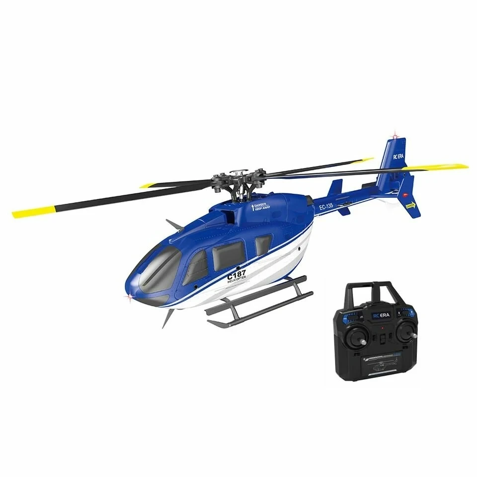RC ERA C187 2 4G 4-канальный 6-осевой гироскоп с оптической локализацией потока удержание высоты безмаховая шкала вертолет RTF EC-135