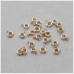 US 14K Gold Filled Jewelry Make Accessories Spring Ring  Lobster Clasp For Jewelry Necklace Bracelet