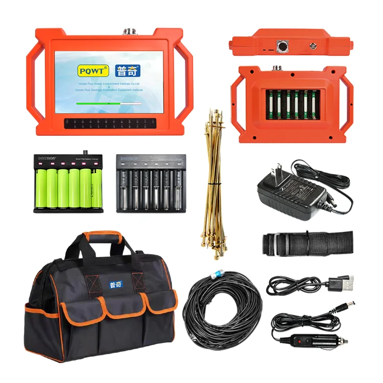 PQWT GT Series Multi Channel Quick Detection Groundwater Auto Analysis 3D Map Profiling Underground Water Detector
