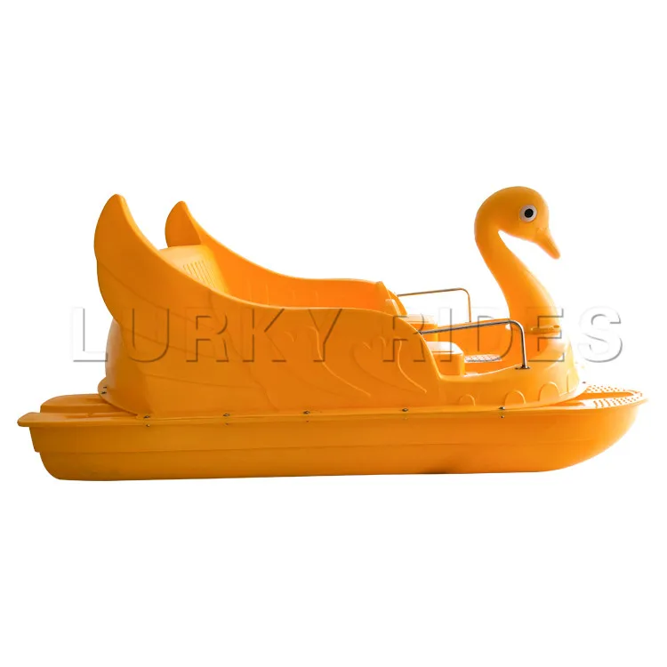 Low price Water amusement park fiberglass used swan pedal boats