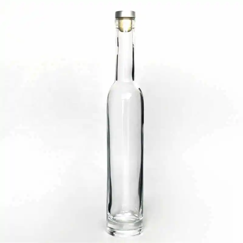 Высокие и цилиндрические бутылки Botellas de vino под заказ стеклянная бутылка из кремня для виски 750 мл ликера с крышкой