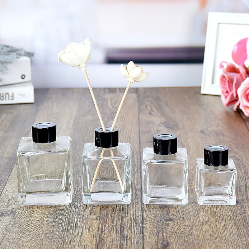 diffuser bottle for aromatherapy 50ml 100ml 150ml 200ml empty reed diffuser glass bottle perfume diffuser bottle